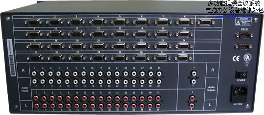 LM-VGA32x1A后面板接口圖